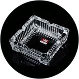 Custom Made Crystal Glass Ashtray