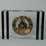 Black Classic Cabinet Decor Crystal Desk Big Watch Accept Logo