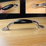 B Style 128mm Pitch Black Crystal Living Room Furniture Pull