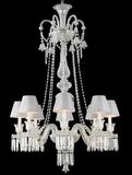 Modern Dining Room Glass Pendant Chandelier Lamp (KAMZ0726-8WS)