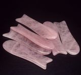Rose Quartz Massage Guasha Board with Fish Shape