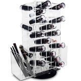 Rotating Lipstick Tower Brush Holder