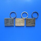 Gondar Ethiopia Building Design Metal Keychain 3D Personalized Keyring
