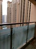Outdoor Frosted Tempered Glass Railing