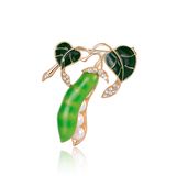China Wholesale Pea Design Dancing Girl Gymnastics Pin Brooch