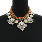 Fashion Elegant Vintage Flower Statement European Styles Necklace