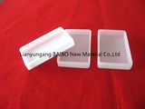 Square Milky White Melting Silica Quartz Glass Crucibles