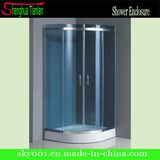 Hangzhou Corner Simple Tempered Glass Bathroom Simple Shower Room (TL-505)