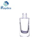 Square Lotion Glass Bottle in Flint