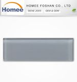 China Church Smoke Gray Glass Tiles Commercial Kitchen Backsplash