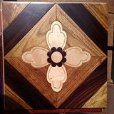 Decoration Material Mosaic Wood Flooring Art Parquet Engineered Flooring