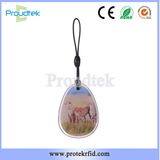 Full Coated RFID Epoxy Tag Crystal Key Fob for Membership Loyalty Program