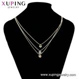 44701 Fashion Male 24K Gold Plating Necklace Jewelry