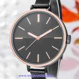 OEM Mesh Alloy Strap Lady Quartz Wist Watch, Ladies Watches (WY17026B)
