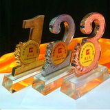 Number 1, 2, 3 Trophy Award Medal Prize