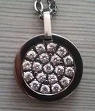 2017 Trendy Crystal Pendant for Lady with Lava Stone (CP-JS-BD-02)