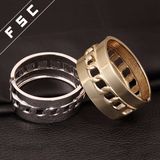 Fashion Jewelry 18k Gold Punk Style Alloy Women Bracelet