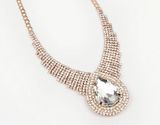 2017 IP Gold Crystal Jewelry Fashion necklace