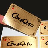 Good Quality and Price Personalised Adhesive Gold Vinyl Stickers