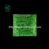 Single Wall Color Glass Plate by SGS (KLP140327-1B)