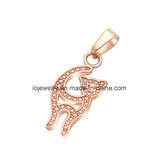 Cat Jewelry Rose Gold Color Charm Design