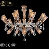 Unique Design Amber Crystal Chandelier Light
