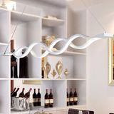 Fashion Expensive Hotel Lobby Aluminum LED Spiral Chandelier