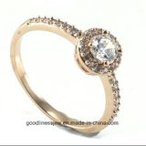 Love Wedding Rings for Women Crystal Engagement 925 Sterling Silver Simulated Diamond Ring Wholesale R10255