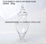Candy Jar with Glass Lid. Hotselling Crystal Glass Jars