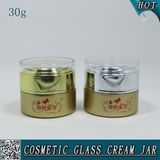 30ml Frosted Cosmetic Glass Jar Empty Face Cream Glass Jars