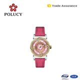 High Quality Nice Looking Lady Fashion Leather Quartz Watch