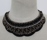 Fashion Jewelry Bead Crystal Chunky Custume Choker Collar Necklace (JE0051-1)