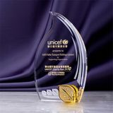 Wholesale Custom Clear Crystal Award Crystal Glass Trophy
