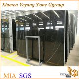 China Black Nero Marquina Marble Slab for Flooring/Tile/Stair/Countertops