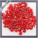 Double Checker Cut Glass Bead Gemstone for Pendant
