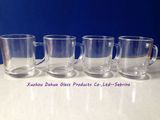 Clear Drinking Glass Cup with Handle High Quality