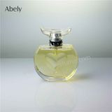 Heart Shape Customized Glass Perfume Bottle with Pump Sprayer