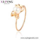 15429 Xuping Luxury Fine Zircon Ring Wih 18K Gold Plated