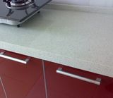 Marbling Engineered Artificial Crystal Quartz Stone Slab for Coustomed Long Table
