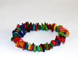 Fashion Crystal Beaded Shell Chips Bracelet