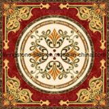 Red Color Golden Carpet design Puzzle Tiles for Livingroom