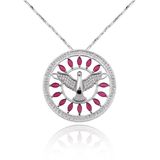 925 Silver Necklace with Names Latest 3D Designs Micro Pave Jewelry