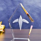 AAA Crystal Cube with Brand Engraving for Souvenir