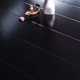 High Quality Pure Black Fashion Laminate Flooring