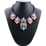 Wholesale Fashion Shourouk Choker Necklace, Crystal Chunky Statement Necklace