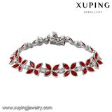 74720 Latest Red Stone Leaf Flower Jewelry Bracelet in Free Shipping
