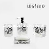 Polyresin Bathroom Accessory Set (WBP0231B)