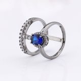 Finger Rings Black Gold Plating Simple Design Rings