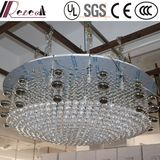 European Lobby Decorative Clear Crystal Round Chandelier for Hotel