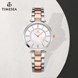 Full Stainless Steel Sapphire Swiss Watch Women Casual Style Watch